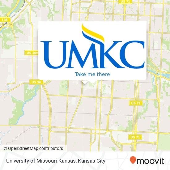 Mapa de University of Missouri-Kansas