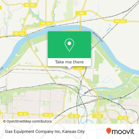 Gas Equipment Company Inc map