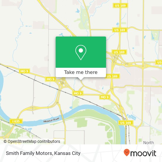 Smith Family Motors map