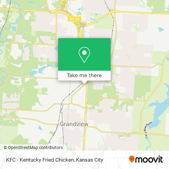 KFC - Kentucky Fried Chicken map