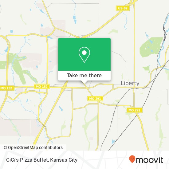 Mapa de CiCi's Pizza Buffet