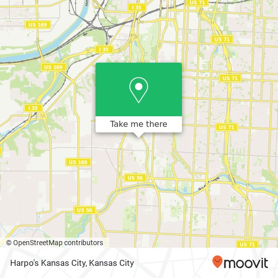 Harpo's Kansas City map