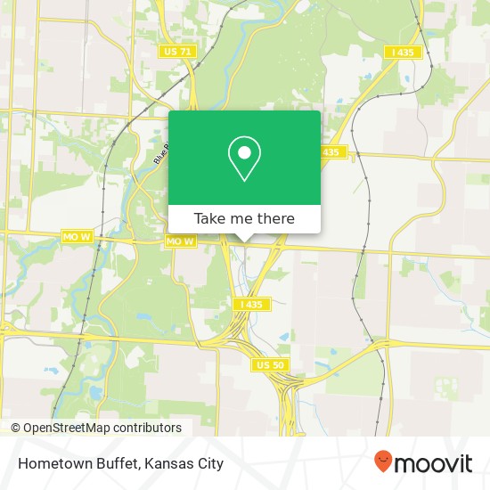 Hometown Buffet map