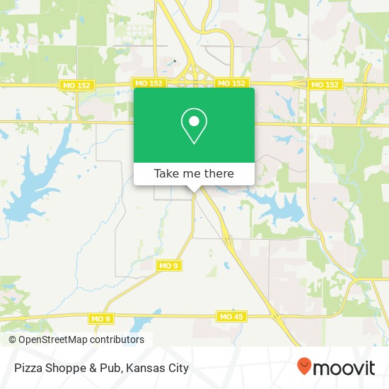 Mapa de Pizza Shoppe & Pub