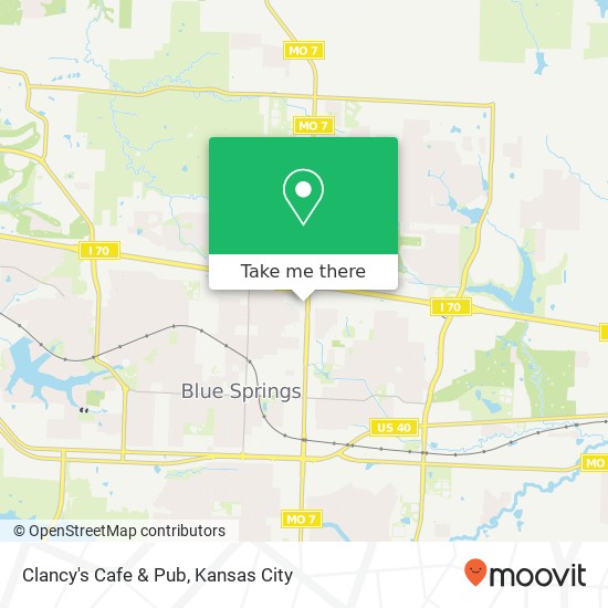 Clancy's Cafe & Pub map