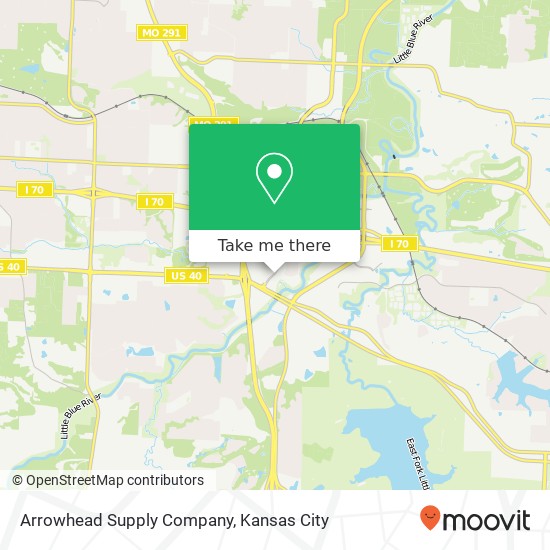 Mapa de Arrowhead Supply Company