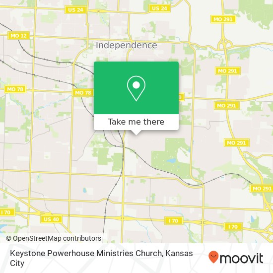 Keystone Powerhouse Ministries Church map