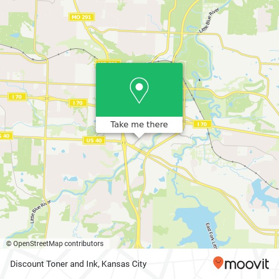 Mapa de Discount Toner and Ink