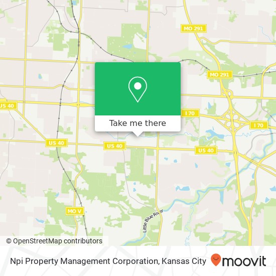 Mapa de Npi Property Management Corporation