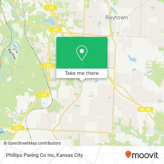 Mapa de Phillips Paving Co Inc