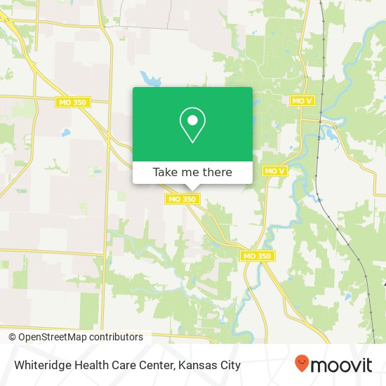 Whiteridge Health Care Center map