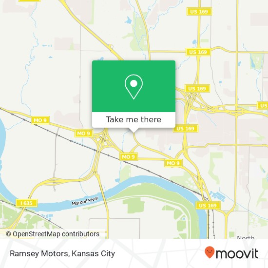 Ramsey Motors map