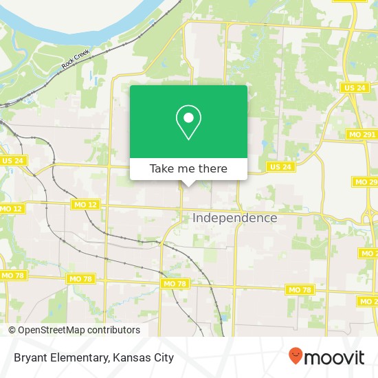 Bryant Elementary map