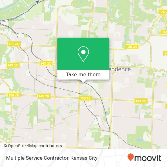 Multiple Service Contractor map