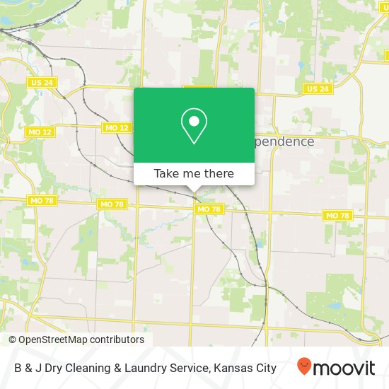 B & J Dry Cleaning & Laundry Service map