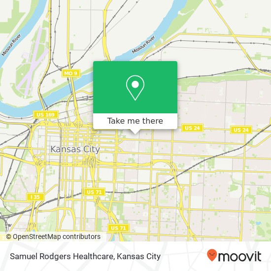 Mapa de Samuel Rodgers Healthcare