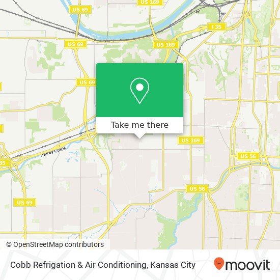 Cobb Refrigation & Air Conditioning map