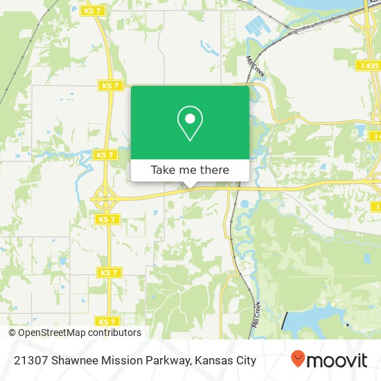 Mapa de 21307 Shawnee Mission Parkway