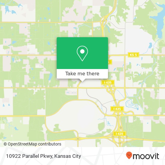 Mapa de 10922 Parallel Pkwy