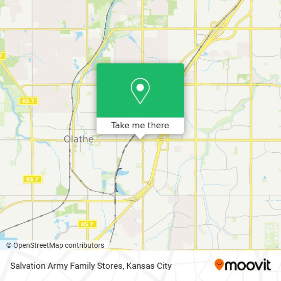 Mapa de Salvation Army Family Stores