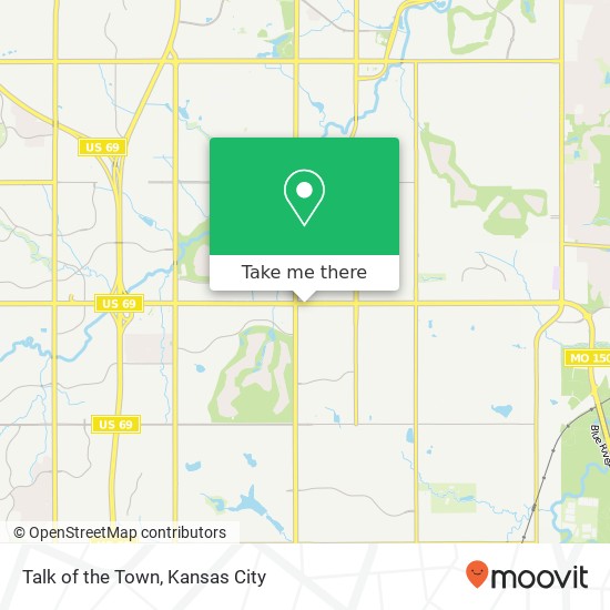 Talk of the Town, 5201 W 135th St Overland Park, KS 66224 map