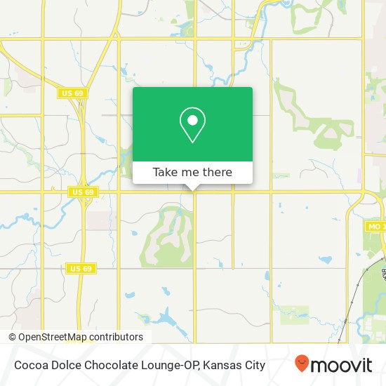 Cocoa Dolce Chocolate Lounge-OP, 5601 W 135th St Overland Park, KS 66223 map