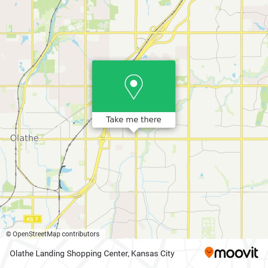 Olathe Landing Shopping Center map
