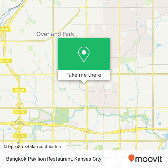 Bangkok Pavilion Restaurant, 7249 W 97th St Overland Park, KS 66212 map