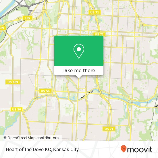 Mapa de Heart of the Dove KC