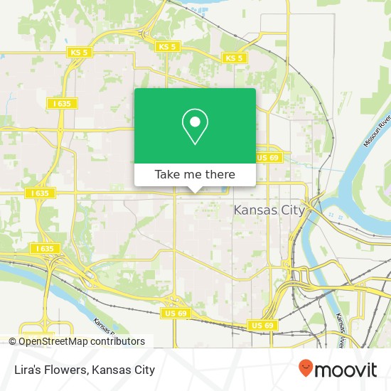 Lira's Flowers, 1315 State Ave Kansas City, KS 66102 map