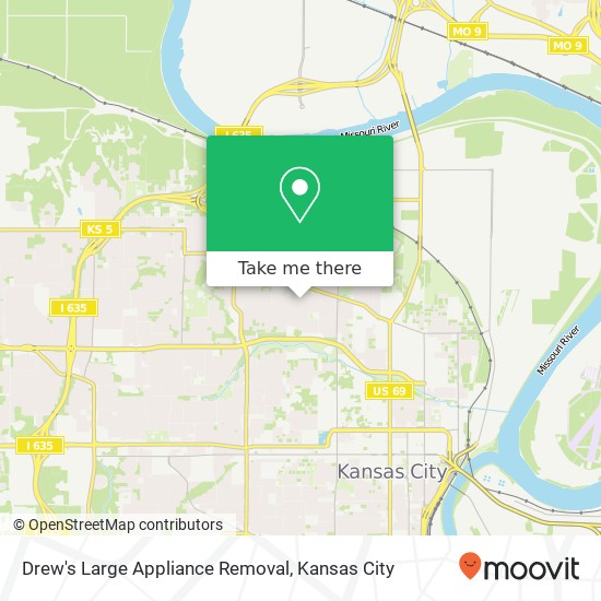 Mapa de Drew's Large Appliance Removal