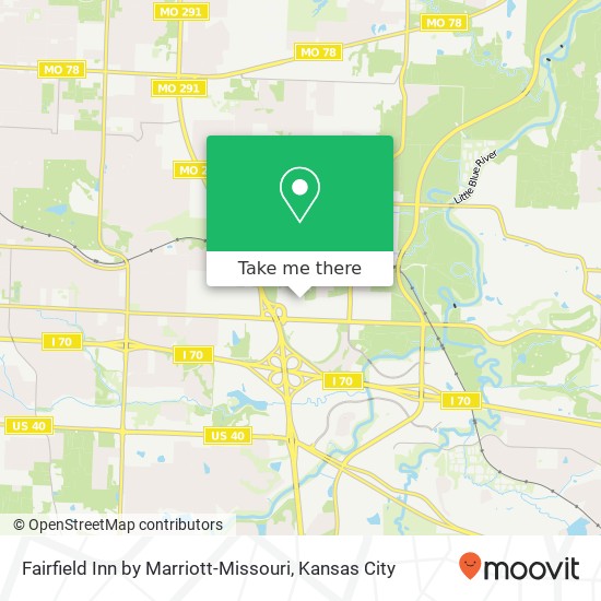Fairfield Inn by Marriott-Missouri map