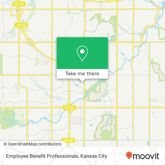 Employee Benefit Professionals map