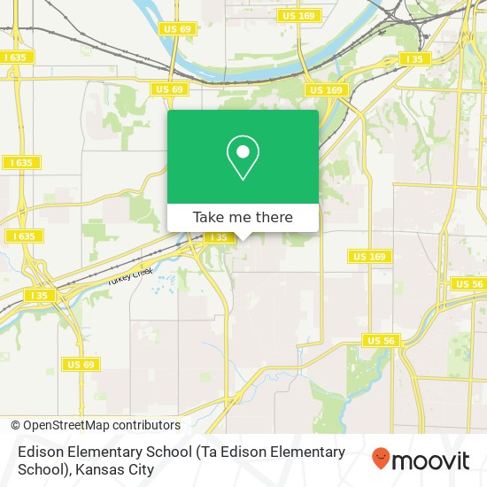 Mapa de Edison Elementary School