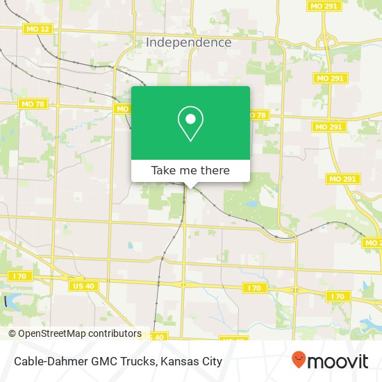 Cable-Dahmer GMC Trucks map