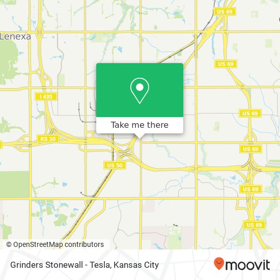 Grinders Stonewall - Tesla map