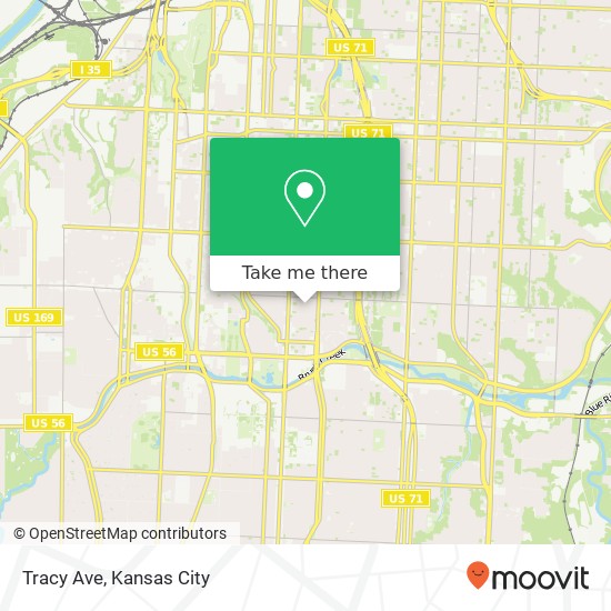 Mapa de Tracy Ave