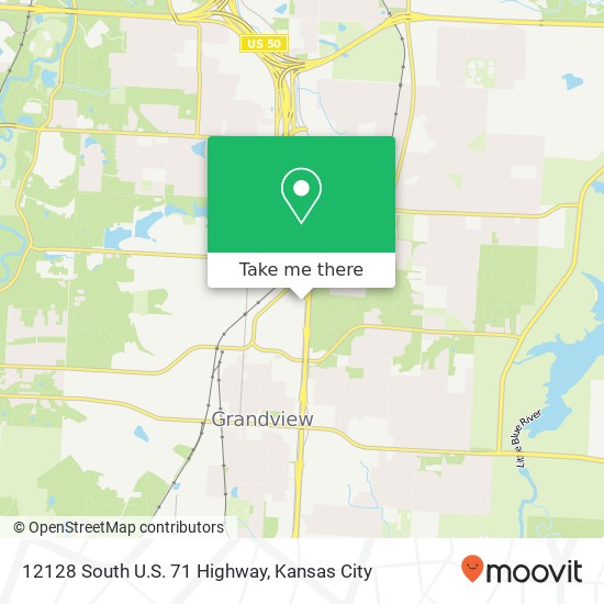 Mapa de 12128 South U.S. 71 Highway