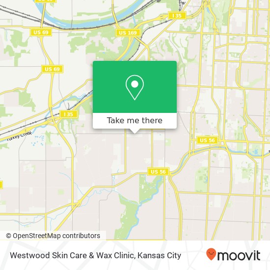 Mapa de Westwood Skin Care & Wax Clinic