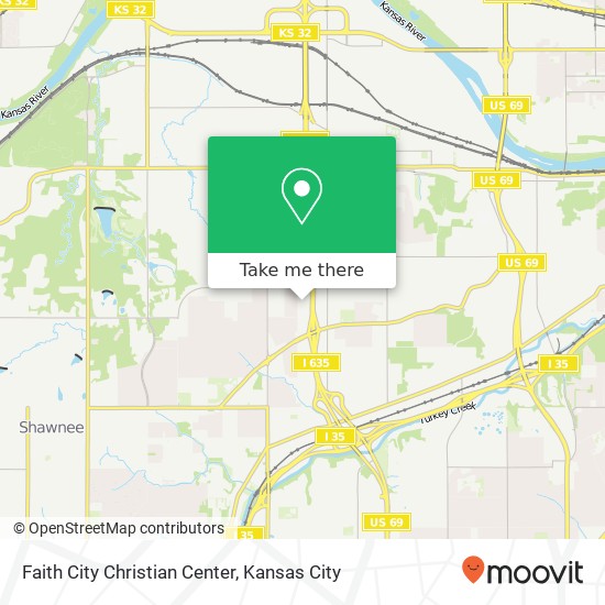 Mapa de Faith City Christian Center