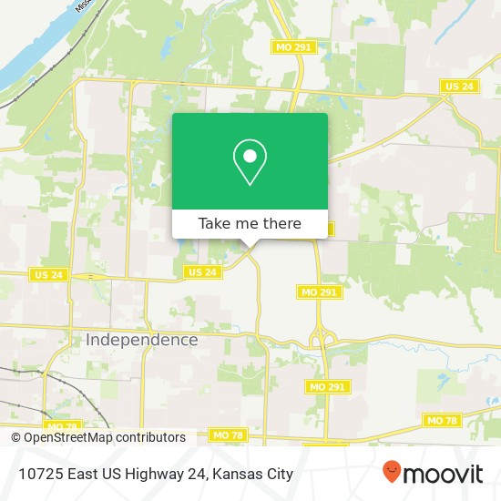 Mapa de 10725 East US Highway 24