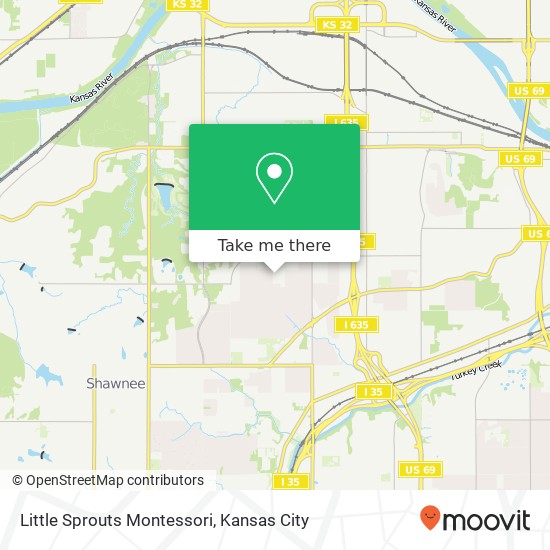 Little Sprouts Montessori map