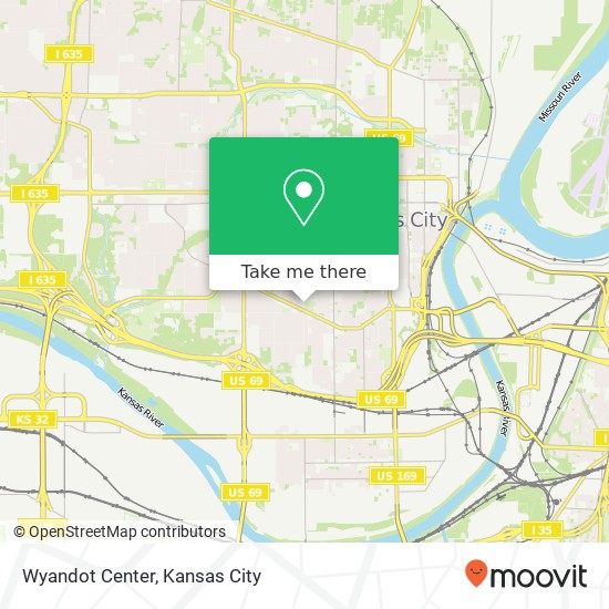 Mapa de Wyandot Center