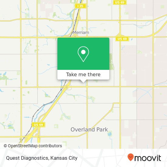 Quest Diagnostics map