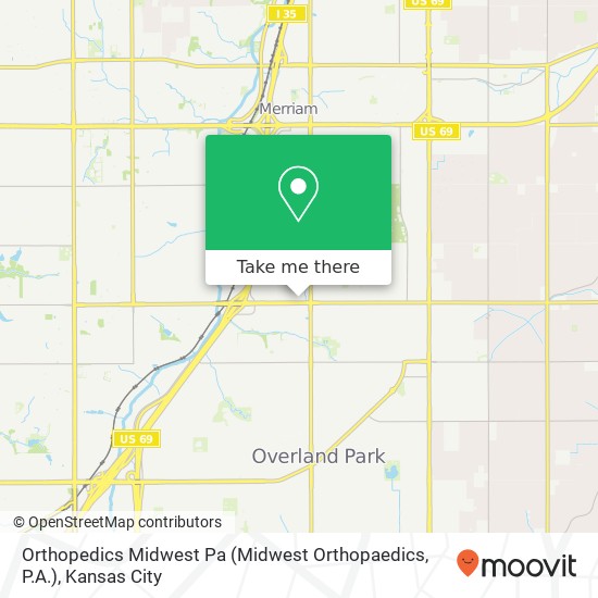 Orthopedics Midwest Pa (Midwest Orthopaedics, P.A.) map