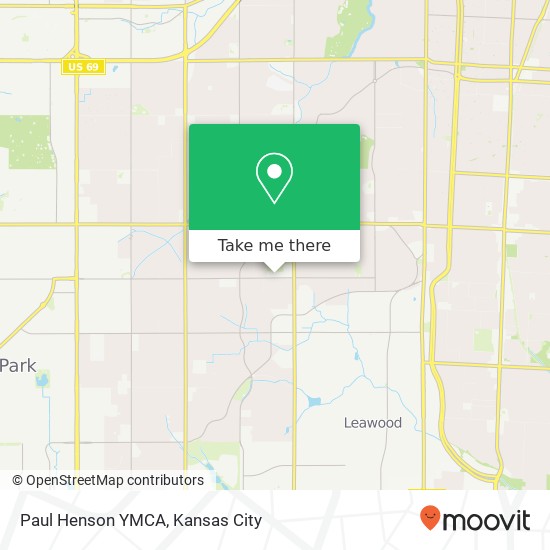 Paul Henson YMCA map