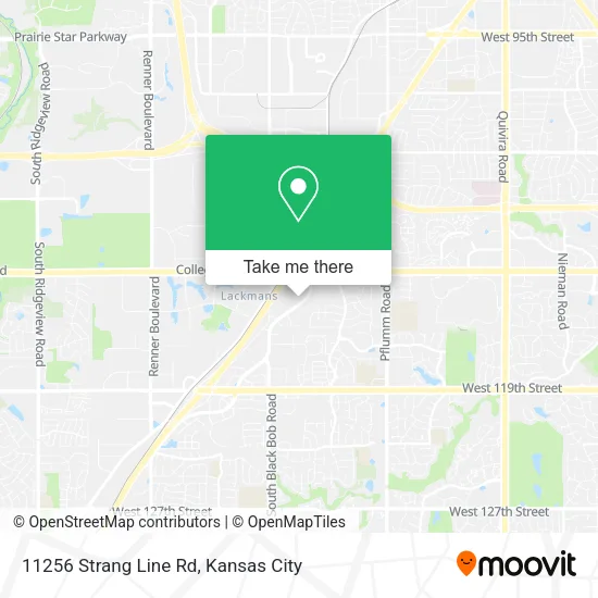 Mapa de 11256 Strang Line Rd