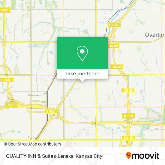 QUALITY INN & Suites-Lenexa map