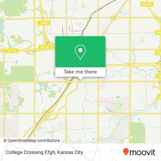 College Crossing Efgh map