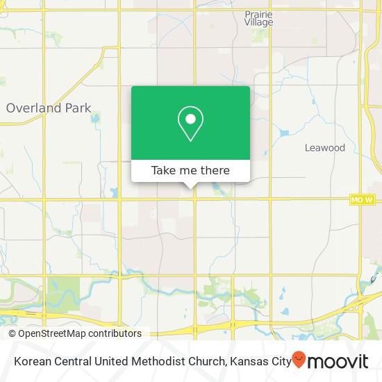 Korean Central United Methodist Church map